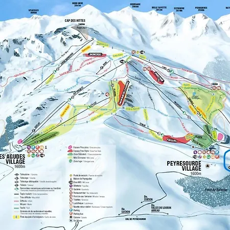 Grand 12 Pers. A Peyragudes Avec Balcon - Fr-1-695-8 *