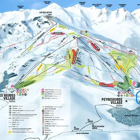 Grand 12 Pers. A Peyragudes Avec Balcon - Fr-1-695-8 *